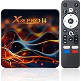 Android 14.0 TV Box, TV Box 2GB RAM 16GB ROM RK3518 Quad-Core Cortex-A53 | Android Box Support 2.4/5.0GHz 4K, 100M Ethernet H