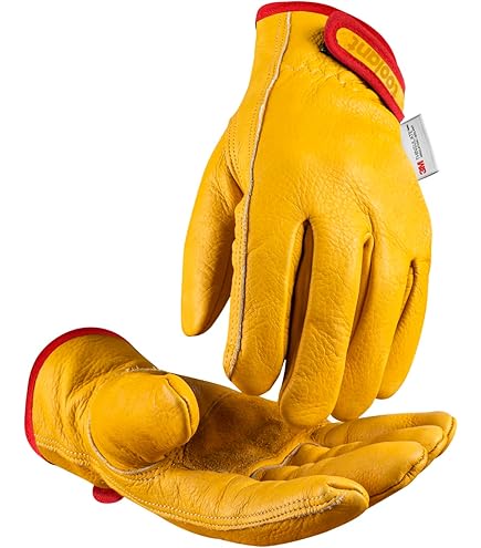 Guanti da lavoro Yelltor, semifoderato, taglia 10/XL