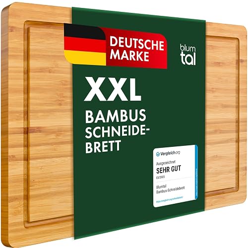 Blumtal Schneidebrett Bambus mit Saftrille