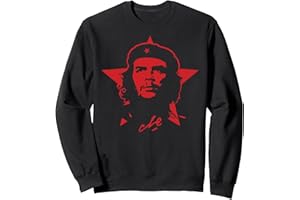 CHE APPAREL REVOLUTIONARY RED... Che Guevara Star Revolution Rebel Cuba Vintage Graphic Sweatshirt, black