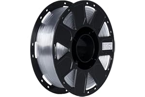 Creality Filament PETG 1,75 mm - Ender - Filament PETG - Pour imprimante 3D - Haute précision, haute ténacité, inodore, résistant à l'humidité - 1 kg - Transparent