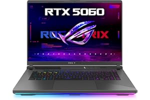 ‎ASUS ASUS ROG Strix G16 G614FM Laptop | 16" WUXGA 165Hz/3ms 16:9 IPS Display | AMD Ryzen 9 9955HX | 16GB RAM | 1TB SSD | NVIDIA RTX 5060 | Win11 Home | QWERTZ | Eclipse Gray | 3Monate GamePass