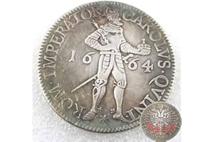 FKaiYin 1664 German states Antique Old Coins - German Empire Coin- Uncirculated Old Coin-Great Commemorative Old Coin Gift for Dad/Friend/Husband Future experience