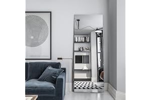 ‎MYSPIEGEL.DE MySpiegel.de Rahmenloser Wandspiegel Kristallspiegel Badspiegel Steilfacette in 5mm Stärke (180 x 80 cm)