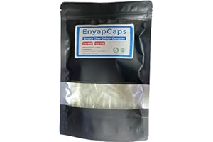 EnyapCaps Extra Large Size 000 x 100 Clear Hard Empty Gelatin Capsules Gelatine Hard Pill Cases