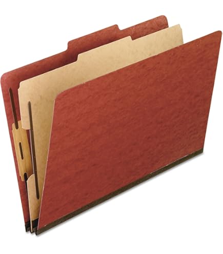 thumbnail image 2 of Pendaflex Recycled File Folders - Letter Size Classification Folders With Fasteners 2 of 13