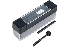 Jancane Vinyl Record Cleaning Kit, 3-in-1 Turntable Records Cleaner Includes Soft Anti Static Velvet Clean Brush and Stylus Cleaner Brush