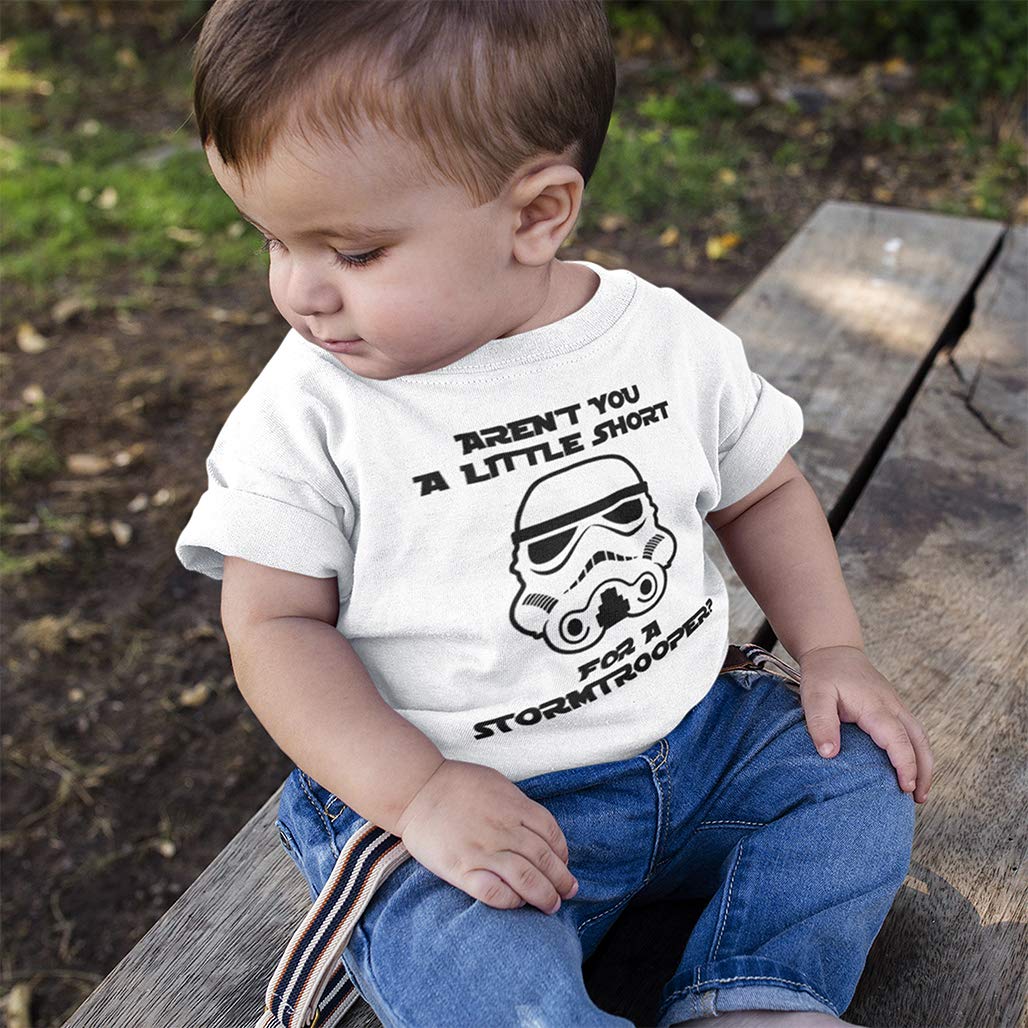 Original-Stormtrooper-A-Little-Short-for-A-Stormtrooper-Baby-and-Toddler-Short-Sleeve-T-Shirt