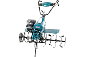 K&S Könner&Söhnen KS 7HP-1050G Petrol Ground Hoe with Direct Drive,Garden Tiller,Forged Sabre Milling,2 Forward Gears,Reverse Gear,≤108 cm Working Width,≤ 35 Depth,7.0 HP