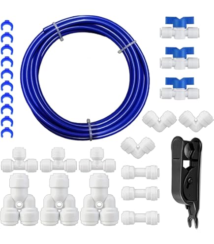 10 Connettori Rapid Push G1/4 Maschio A L - Per Impianti Filtrazione Acqua E Depuratori - Foto 3