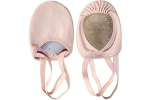 DANCEYOU Demi Pointes Chaussures Danse Gymnastique Rythmique Chaussons Ballet du Ventre Jazz Yoga Danse Moderne pour Femme Fille