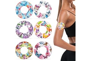 CJQRL 12 Pièces Protection Capteur Freestyle Libre 2, Patch Capteur Freestyle Libre 2, Patch de fixation pour capteurs, Imperméable et respirant(Ne s'applique pas à Libre 3)(1)