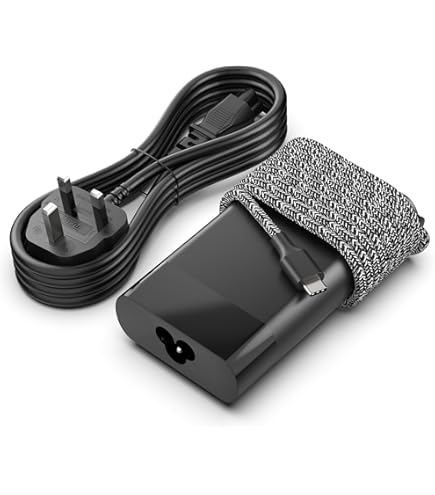 Dell Slim USB-C Laptop Charger - 130-Watt Type-C Power Adapter