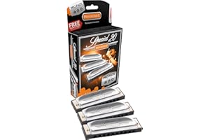 Diatoniche PROGRESSIVE HOHNER Armonica diatonica SPECIAL 20 PROPACK (C, G, A).