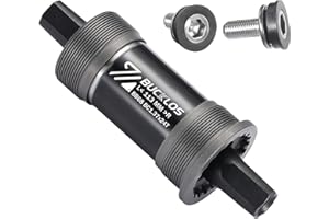 AEYINO Square Taper Bottom Bracket - 68/120x110.5 113 118 120 122.5 124.5 127 174mm Bicycle BSA Brackets for Mountain/MTB/BMX/Road/Fat Bike