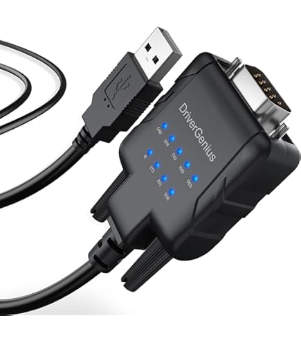 DTECH Câble Adaptateur Série USB Vers DB9 Mâle Avec Chipset FTDI