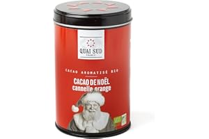 QUAI SUD Cacao de Noël (cannelle, orange) boite pop