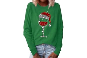 ALLEGORLY Sweat Noel Femme Pull Noel Rigolo Femme Hiver Pull Noël Femme Drole Pull De Noel Femmes Pull Noel Moche Pull Noel Femmes Pull Noel Famille Noël Sweat Mode Hiver Chaud Sweatshirt