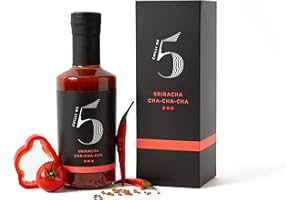CHILLI NO. 5 Chilli No.5 | Sriracha Cha Cha Cha, Sauce Piquante d’Asie du Sud-Est, Végan, Sans Gluten, Sans Colorants ni Arômes Artificiels, Bouteille de 200 Millilitres