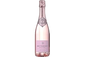 ‎BRUT DARGENT Brut Dargent - Sekt Rosé Pinot Noir Brut, Qualitativ hochwertiger Pinot Noir trocken Sekt aus Frankreich, Methode Traditionnelle (1 x 0.75 l)