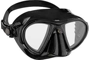 Cressi Nano Mask - Maschera Subacquea Professionale - Disponibile in Silicone Trasparente Crystal di Ottima Qualita