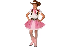 Morph Kostium kowbojki dla dziewczynki, kostium karnawałowy dla dziewczynki rozmiary S, M i L