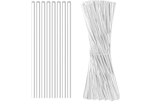 MIGUBIGU 20 aste acrilico, 3 mm x 30 cm, rotonde, per lavori artigianali, bastoncini acrilici riutilizzabili