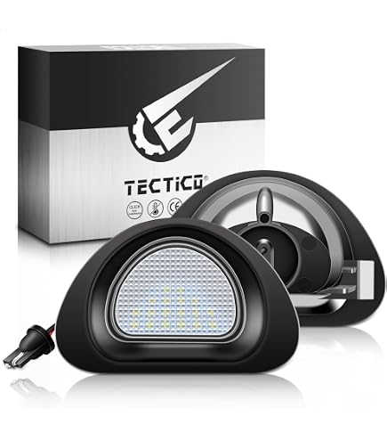 Ampoule LED Plaque Immatriculation Feux Plaque Immatriculation Opel Feux D' éclairage De Plaque D'immatriculation LED Pour Opel (Astra, Corsa...) - 12V, Blanc 6000K H4 Led Moto éclairage Plaque Zafira B Corsa D