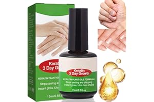 CHENGJIN South Moon Keratin 3 Day Growth Liquid,Keratin 3 Day Growth Nail Treatment&Strengthener,Nail Growth Treatment for Strengthener,Nail Oil Treatment for Damaged Nail,Nail Repair Treatment