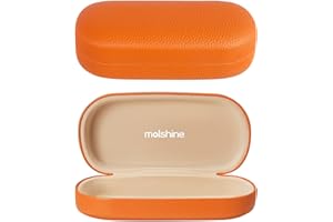 molshine Étui rigide pour lunettes de soleil en cuir PU, étui classique extra large pour lunettes de soleil et lunettes surdimensionnées