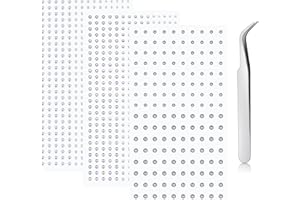 NIUSIMAN piercing naso finto orecchio Gemstone Sticker Stud 3 foglie falso labbro Piercing falso naso piercing bling viso piercing finto naso pietre orecchio naso piercing gioielli 2/2.5/3/4MM