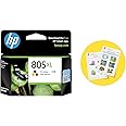 HP 805XL High Yield Tri-Color Original Ink Cartridge, Multi-Color Pack