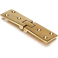 Merriway BH01391 Counter Flap Hinge-Polished Brass, Pack of 2 Counterflap