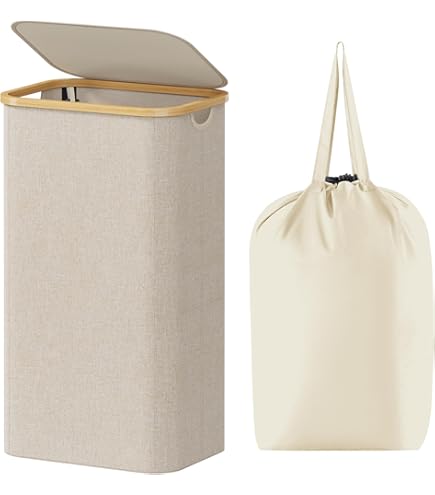 Panier à Linge Avec Couvercle Et Poignées - Rotin Chic