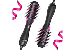 ‎LANDOT Zeitsparende Warmluftbürste als One-Step Haartrockner & Volumiser - Der Rundbürstenföhn, der in 1 Schritt trocknet & stylt - Ihre perfekte Stylingbürste für Zuhause (erspart den Föhnbürste-Wechsel)
