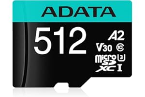 ADATA Karta pamięci Premier Pro 512GB microSDXC/SDHC UHS-I U3 Class 10(V30S), czarna