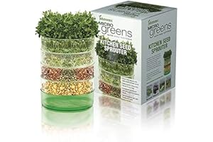 Johnsons Seed Microgreens Kitchen Seed Sprouter, Green