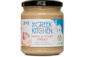 The Greek Kitchen Tahini & Honey Spread - Protein Rich, Palm Oil Free, No Added Sugar, 300 g