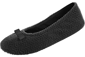 Isotoner Chevron Microterry Ballerines pour Femme