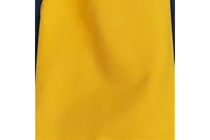 TISSUS ET NAPPES WESTEEL Tissu Coton Uni Oeko-Tex® - au Mètre - Largeur 150cm 120g/m² - Choix de 18 Coloris (Jaune Safran)