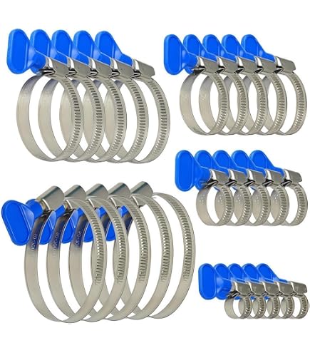 Fascetta Stringitubo In Acciaio Inox Aisi 430 Mm.9,8 - ø Mm.32/50 50 - 8