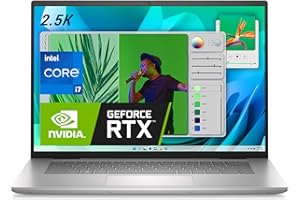 Dell Inspiron 16 Plus 7630 Laptop - 16.0-inch 16:10 2.5K Display, Intel Core i7-13620H Processor, 16 DDR5 RAM, 1, NVIDIA GeForce RTX 4060 GDDR6 Graphics, Windows 11 Home - Platinum Silver