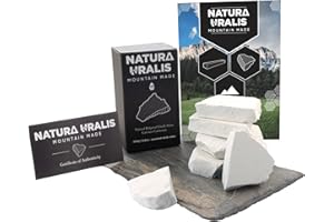 ‎NATURA URALIS Natura Uralis Premium Belgorod Kreideplatten | Weiße Kreideplatten – Erstaunlich knusprig, Erdig, Samtig und Fest, ASMR-Sensation, Natürliches Calciumcarbonat (Mini-Pack (240g))