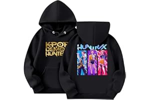 GENERIC Sweats à Capuche 𝙆𝙥𝙤𝙥 Demon Style Streetwear Cosplay Merch pour Fille Imprimés Longues Sweat Hoodie Graphique Enfants 𝙆𝙥𝙤𝙥 Demon Vêtements Unie Filles Garçons