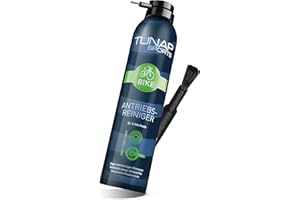 TUNAP SPORTS Antriebsreiniger, 300 ml Perfekte Reinigung von Kette und Ritzel am Rad mit Pinselbürste gegen Fingerverschmiere