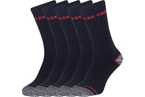 Lee Cooper LCSCK603_BL/RE_FREE SZ Skarpety Robocze, Czarny