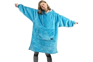 Catalonia Classy Sweat à Capuche en Molleton, Couverture Portable Super Douce et Chaude, énorme Pull à Capuche avec Grande Poche Avant pour Hommes Adultes Femmes