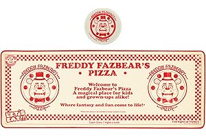 FANATTIK Five Nights at Freddy’s Desk Pad & Coaster Set – Officially Licensed Gaming Accessory – Micro‑Textured Fabric Mouse Mat with Reinforced Edges & Non‑Slip Rubber Base – 800 x 300mm Pad & 100mm Coaster