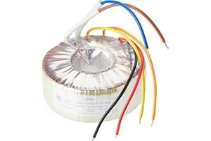 VIGORTRONIX VTX-146-160-118, transformador toroidal de red de 160 VA, eléctrico con cable, aprobado por UL, 0-230 V: 2 x 18 V