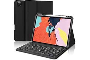 FARYODI Custodia con tastiera per iPad Air 5 / Air 4 10.9"＆ iPad Pro 11" 3a 2a 1a Generazione- QWERTY Italiana -Layout Wireless Bluetooth Tastiera Magnetica Staccabile - Nero